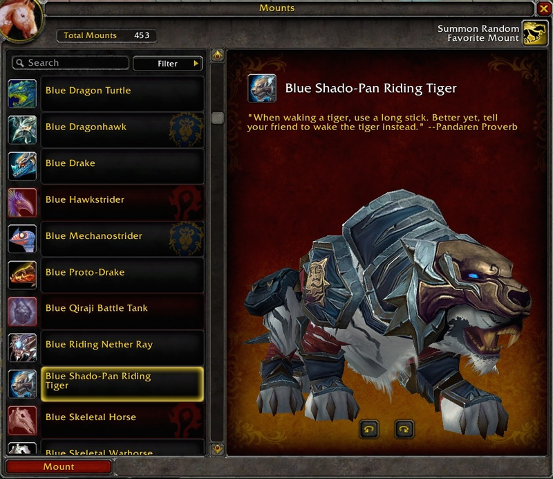 Illustration for article titled Blizzard Adds Silly Mount Descriptions In Warlords of Draenor Beta